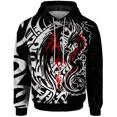 thumbnail image 4 of Sudadera con capucha de moda de otoño para hombre, sudadera con capucha con estampado gráfico genial de dragón volador para hombre, ropa Y2K, 4 of 5