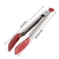 thumbnail image 4 of Pinza Para Barbacoa Plantillas Para Barbacoa Con Clip Para Bistec Saludable 2 Piezas Para El Hogar OTVIAP Rojo, 4 of 8