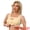 Beige, variant on Women's Front Closure Wireless Back Support Bra XL Black