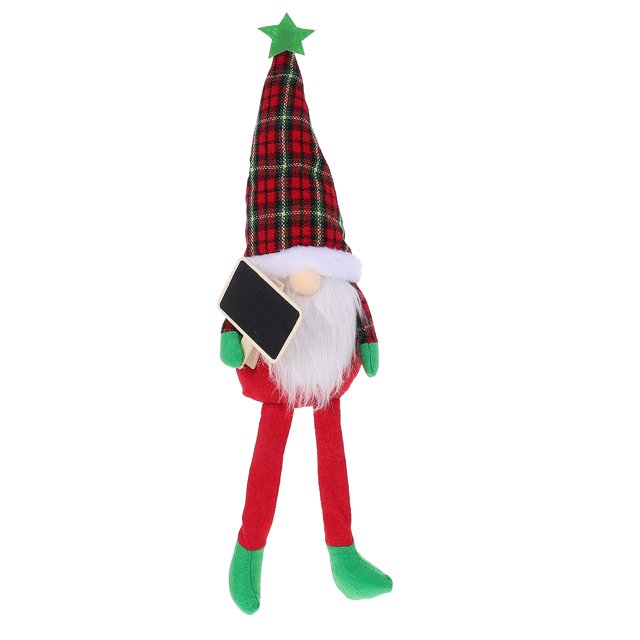 GOOHOCHY 1 pieza Adorno navideño creativo para el hogar: adorable muñeco enano