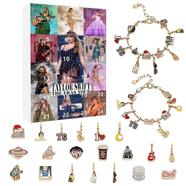 Taylor Pulseras Calendario Adviento Navidad 24 Días para Amantes La Música
