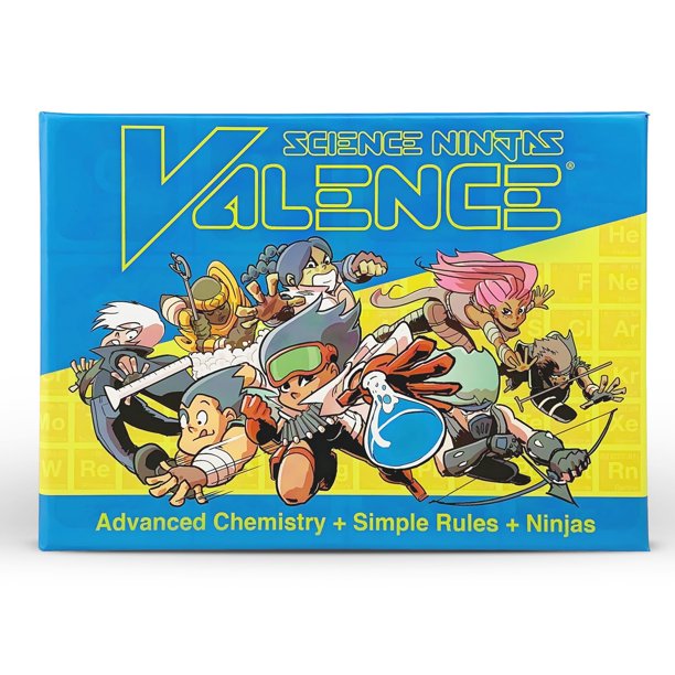 Juego de tabla periódica Science Ninjas Valence para niños de 8 a 12 años