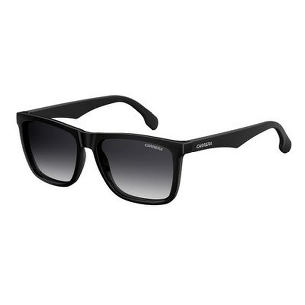 Carrera Men's Ca5041s Rectangular Sunglasses, Black/Dark Gray Gradient, 56  mm 