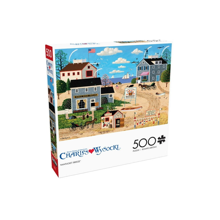 State Plates Jigsaw Puzzle - 500 Piece License Plate Collection White Mountain