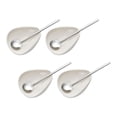 thumbnail image 3 of Bandeja para pesar granos de café con cucharas Bandejas individuales para café para cocina de cafetería 4 tazones 4 cucharas, 3 of 9