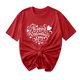 thumbnail image 1 of Camisetas de Manga Corta para Mujeres, Camiseta de Cuello Redondo Impresa de Moda, Primavera Y Verano Casual, 1 of 8