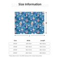 thumbnail image 5 of Rateoe Watercolor Ships Pattern Flannel Throw Blanket, Ultra-soft Blanket for Bed, Couch, Car, Hypoallergenic Anti-pilling blanket-80"x60"(Horizontal), 5 of 6