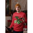 thumbnail image 3 of Old Glory Mens Ugly Christmas Sweater Dragon Winter Long Sleeve Sweatshirt, 3 of 5