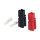 thumbnail image 2 of 20Pcs Battery Connector Plug Red Black Single Module Silver Long Life Power Connectors 30A 600V, 2 of 5