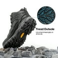 thumbnail image 5 of NORTIV 8 Men's Waterproof Hiking Boots Outdoor Mid Trekking Lightweight Mountaineering Shoes, 5 of 7