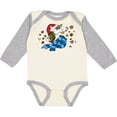 thumbnail image 3 of Inktastic Cute Christmas Unicorn with Cookies Boys or Girls Long Sleeve Baby Bodysuit, 3 of 5