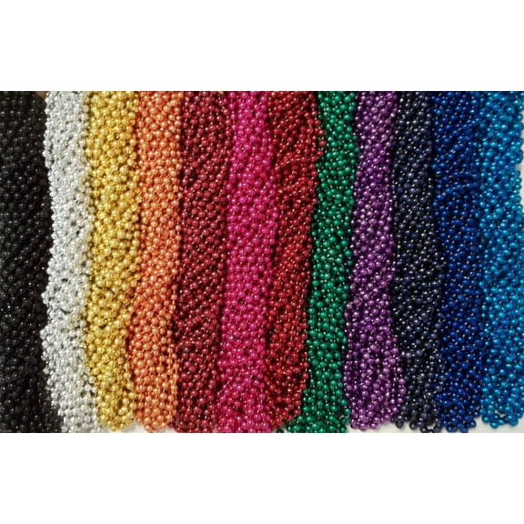 48 Mardi Gras Beads Football Party Favors 4 Dozen Tailgating