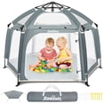 thumbnail image 1 of Playpen Zooawa Pop Up para bebé con parasoles y fundas UV, 1 of 9