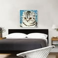 thumbnail image 2 of ARTCANVAS Scottish Fold Cat Breed Blue Canvas Art Print - Size: 26" x 26" (0.75" Deep), 2 of 9