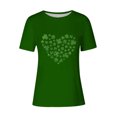 thumbnail image 4 of Nmnitkp Womens Tops High-Quality Fabric St Patricks Day Shirt Women - Funny Spring Tops for Women Shirts Lucky Shamrock T Shirt Casual Irish Short Sleeve Tops, 4 of 4