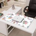 thumbnail image 3 of Long Mouse Pads for Desk,White Unicorn Floral Pattern Desk Mats on Top Of Desks, Desk Mouse Pad Extra Large with 3mm Non-Slip Base and Stitched Edge for Gaming,Office,Work,Home 31.5"x15.7", 3 of 6