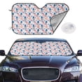thumbnail image 2 of Balery American Gnomes Print Car Windshield Sun Shade,Windshield Sunshade for Car Pickup Truck SUV Accessories-Medium, 2 of 7