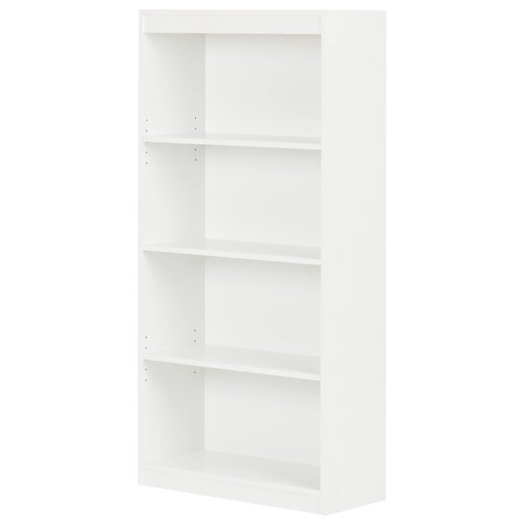 Alieon Axess 4-Shelf Bookcase, Standard, Pure White