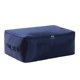 thumbnail image 1 of Bolsa de almacenamiento plegable Yesbay de gran capacidad para colchas, almohadas y ropa de cama, a prueba de polvo, color azul marino, 1 of 8