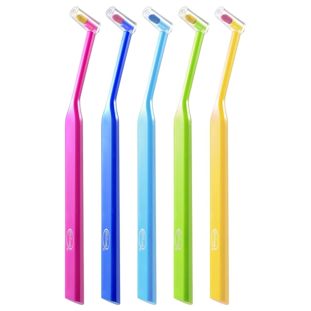 Cepillo dental B Rush con punta pequeña, 5 unidades