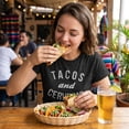 thumbnail image 4 of Womens Tacos and Cervezas Funny T shirts Cool Vintage Graphic Tee Cute Saying Womens Graphic Tees, 4 of 9