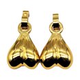 thumbnail image 1 of 2 UNIDS Decoración de Zapatos Bolas de Plástico/Resina Clips de Zapatos Accesorios Divertidos Distintivos para Regalos de Navidad Oro, 1 of 5
