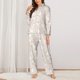 thumbnail image 2 of Balery Beautiful Rabbit Conjunto de Pijama con Estampado para Mujer, Conjunto de Dos Piezas con Manga Larga, Ropa de Dormir Suave con Bolsillos, Pijamas Cómodos-X-Large, 2 of 7