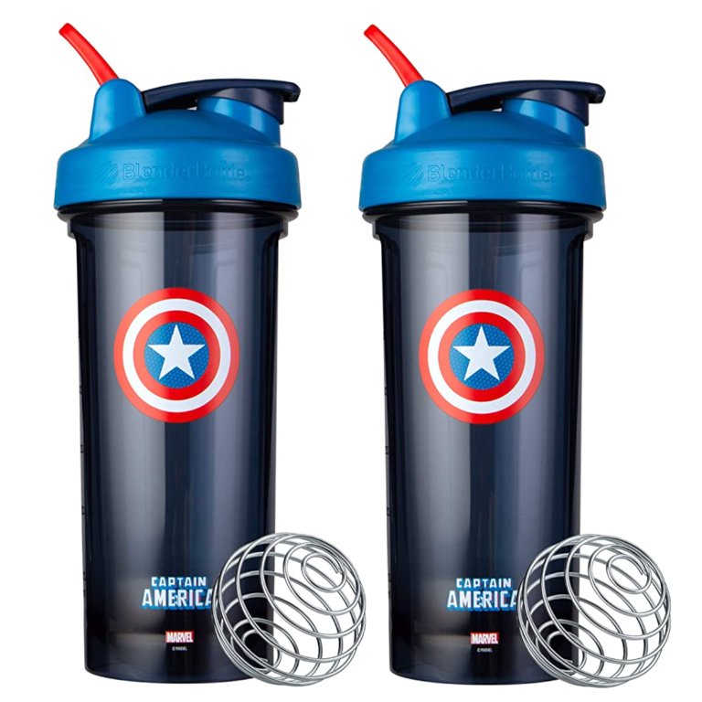 BlenderBottle Marvel Classic V2 Shaker Bottle Perfect for Protein  Shakes and Pre Workout, 28-Ounce, Captain America : Health & Household