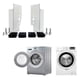 thumbnail image 1 of 1 Set Effective Washing Machine Stacking Space Saving Laundry Stacking Kit, 1 of 4