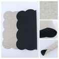 thumbnail image 2 of REGALWOVEN Placemats Set of 6 Ruffle Placemats for Kitchen Dining Table Decor Washable Heat Resistant Table Placemats Wipeable Table Mat Cream 18*12in, 2 of 7