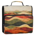 thumbnail image 5 of FORMRS Zipper Binder with Shoulder Strap 2-inch Ring 500 Sheet Capacity File Bag, Abstract Desert Pattern, 5 of 5