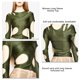 thumbnail image 5 of Camisa de manga larga para mujer, Top ahuecado Irregular a la moda, informal, cómodo para fiestas, Club y citas, 5 of 7