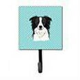 thumbnail image 2 of Carolines Treasures BB1179SH4 Checkerboard Blue Border Collie Leash & Key Holder, 2 of 2