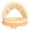 Orange, variant on Inflatable Swimming Ring with Detachable Sunshade Canopy, Striped Water Float with Safety Handles, Portable Outdoor Pool Lounger for Summer Leisure Fun Blue