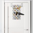 thumbnail image 2 of Geometric Hanging Pocket Organizer, Colorful Polka Dots in Repeated Style, Printed Polyester Storage Bag with Pockets, 9" x 16", White Multicolor, 2 of 2