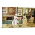 thumbnail image 1 of ARTCANVAS A Friendly Call Canvas Art Print by William Merritt Chase - Size: 26" x 18" (0.75" Deep), 1 of 9