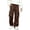 Brown, variant on BXJX Boys Cargo Pants 14-16, Straight‑Leg Side Stripe Multi Pocket Elastic Waist Casual Trousers