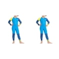 thumbnail image 4 of Sonducket Traje de neopreno para niños Traje de neopreno para niños Trajes de neopreno cómodos Azul XL 2piezas, 4 of 6