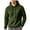 Army Green, variant on RQYYD Mens Hoodies Pullover Casaul Long Sleeve Drawstring Waffle Knit Hooded Sweatshirt with Kangro Pocket 2024
