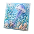 thumbnail image 2 of Ocean Theme Diamond Art Kits for Adults, Jellyfish Pearl Diamond Painting Kits, DIY Crystal Rhinestones Diamond Art Crafts for Adult, Home Wall Decor Gift, 2 of 5