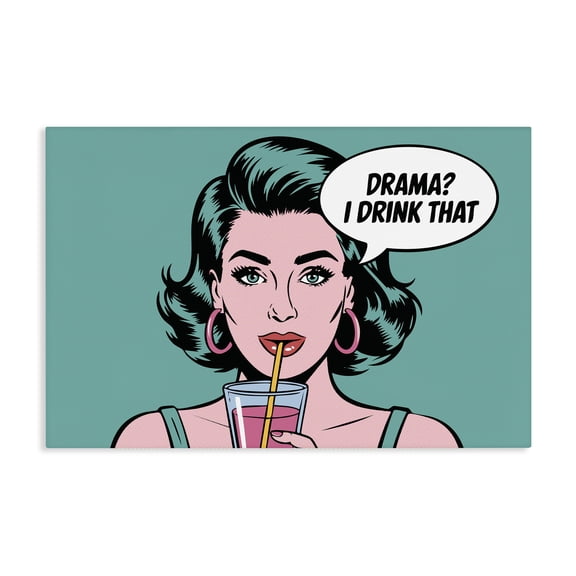Stupell Industries Contemporary Drama I Drink That Canvas Art, 24 x 16, by Andreas Magnusson