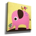 thumbnail image 2 of Epic Graffiti 'Elephant with Birds' by Nancy Lee, Canvas Wall Art, 18"x18", 2 of 2