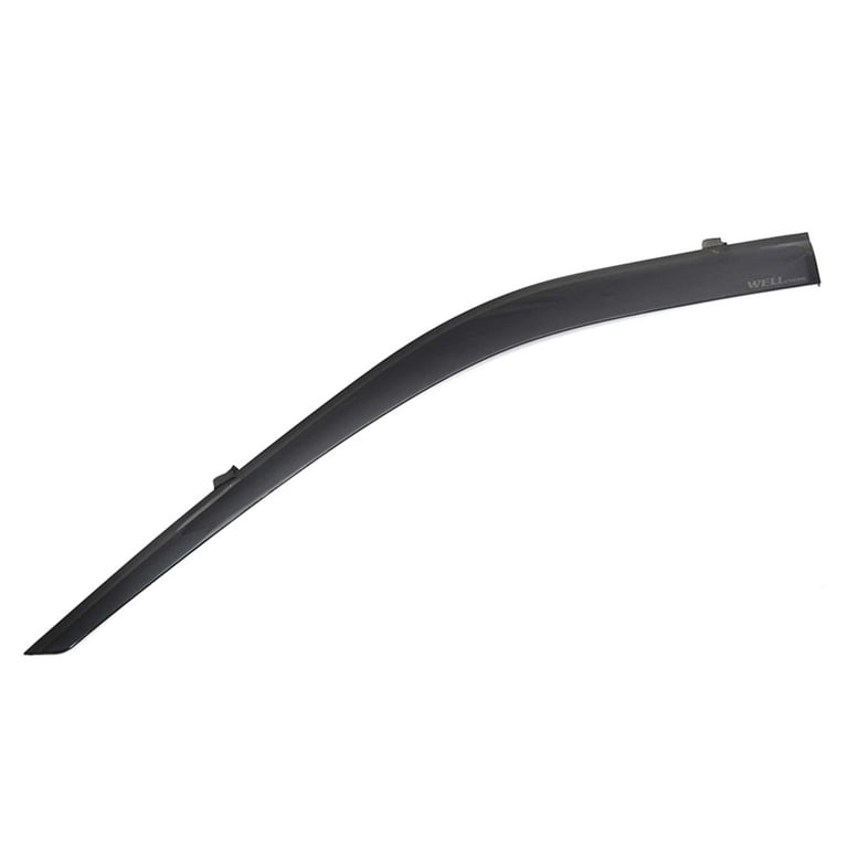 WellVisors Window Visors For 2001-2007 Toyota Highlander - Smoke Tint Side Deflectors