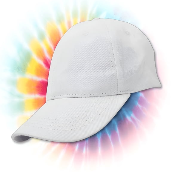 TELOLY Customizable White Baseball Cap – Adjustable 100% Cotton Hat for Men & Women for Diy Crafts & Personalization Mens Baseball Caps