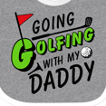 thumbnail image 4 of Inktastic Going Golfing with My Daddy- Kids Golf Boys or Girls Baby Bib, 4 of 4