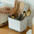 thumbnail image 2 of 1pc Kitchen Multifunctional Divided Storage Drain Rack Utensil Drainer Rack, 2 of 8