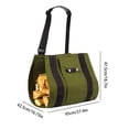 thumbnail image 4 of Bolsa portátil para transporte de leña, transportador de leña de lona: la leña más ergonómica del mundo, 4 of 5
