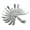 1, variant on 16 Blade Steel Feeler Gauges with Angled Head Angled Feeler Gauges for Space Measurement From 0.127mm to 0.508mm