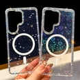 thumbnail image 4 of ELEHOLD Magnetic Case for Samsung Galaxy S26 Ultra, Shockproof Bling Diamond Clear Protective Cover, Wireless Charging,F, 4 of 9