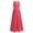 Watermelon Red, variant on TiaoBug Kids Flower Girls Wedding Bridesmaid Dress Chiffon Sleeveless Birthday Party Prom Maxi Long Gowns
